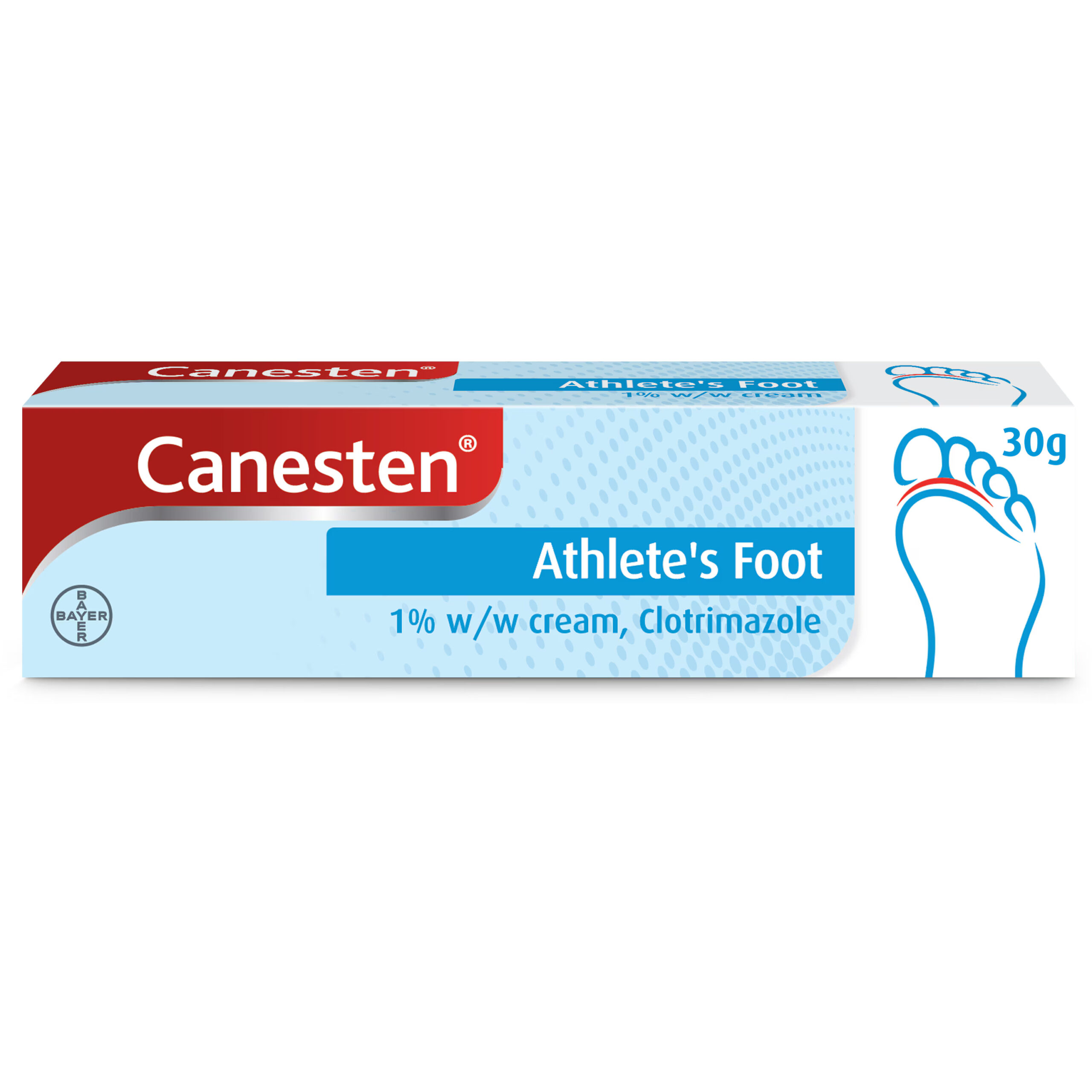 Canesten Athlete Foot 1% Cream 30g