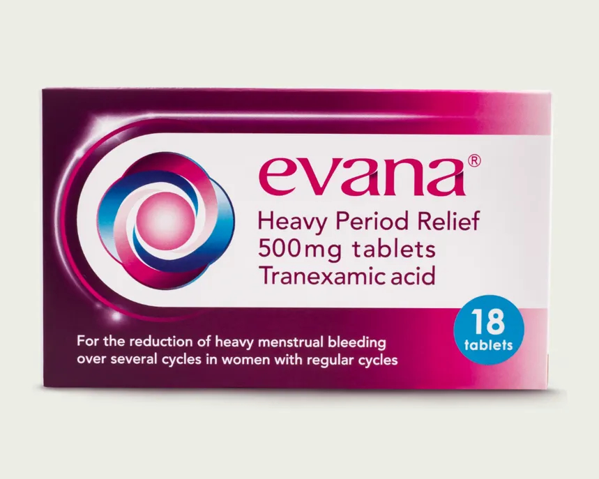 Evana Heavy Period Relief Tablets 18 Tablets