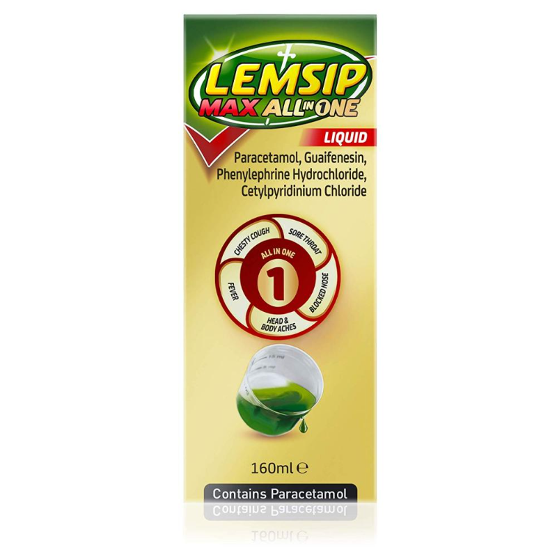 Lemsip Max All In One Liquid Syrup 160ml