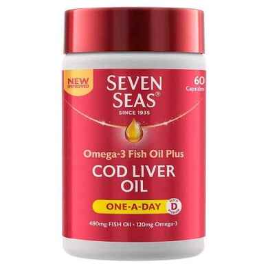 Seven Seas Cod Liver Oil One-A-Day Capsules (60)