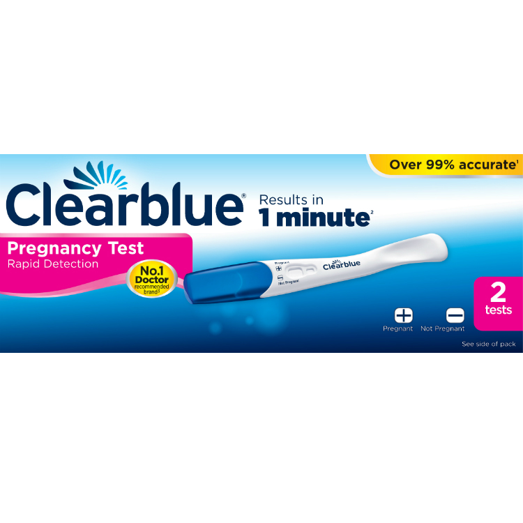 Clearblue Rapid Detection Pregnancy Test 2 Tests