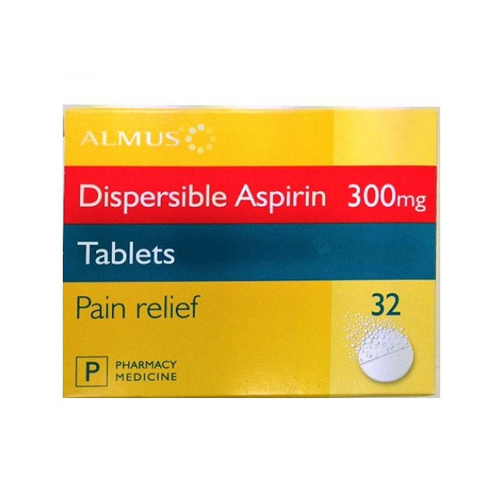 Aspirin Dispersible Tablets 300mg (32 Tablets)
