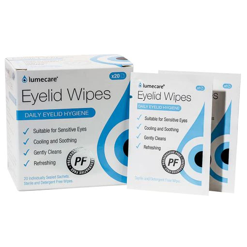 Lumecare Eyelid Wipes 20 Wipes