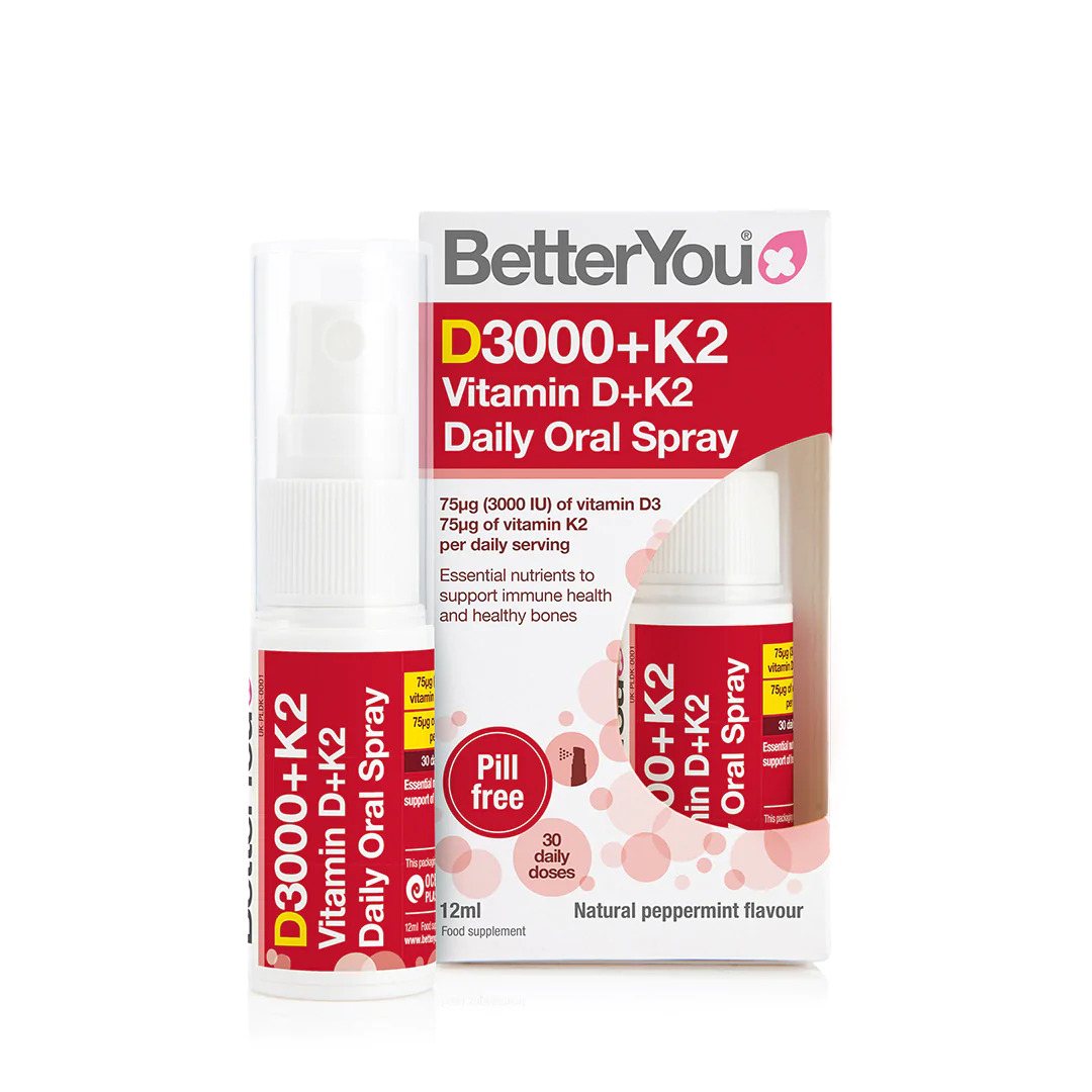 BetterYou Vitamin D + K2 Oral Spray 12ml