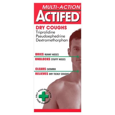 Actifed Dry Coughs Liquid 100ml