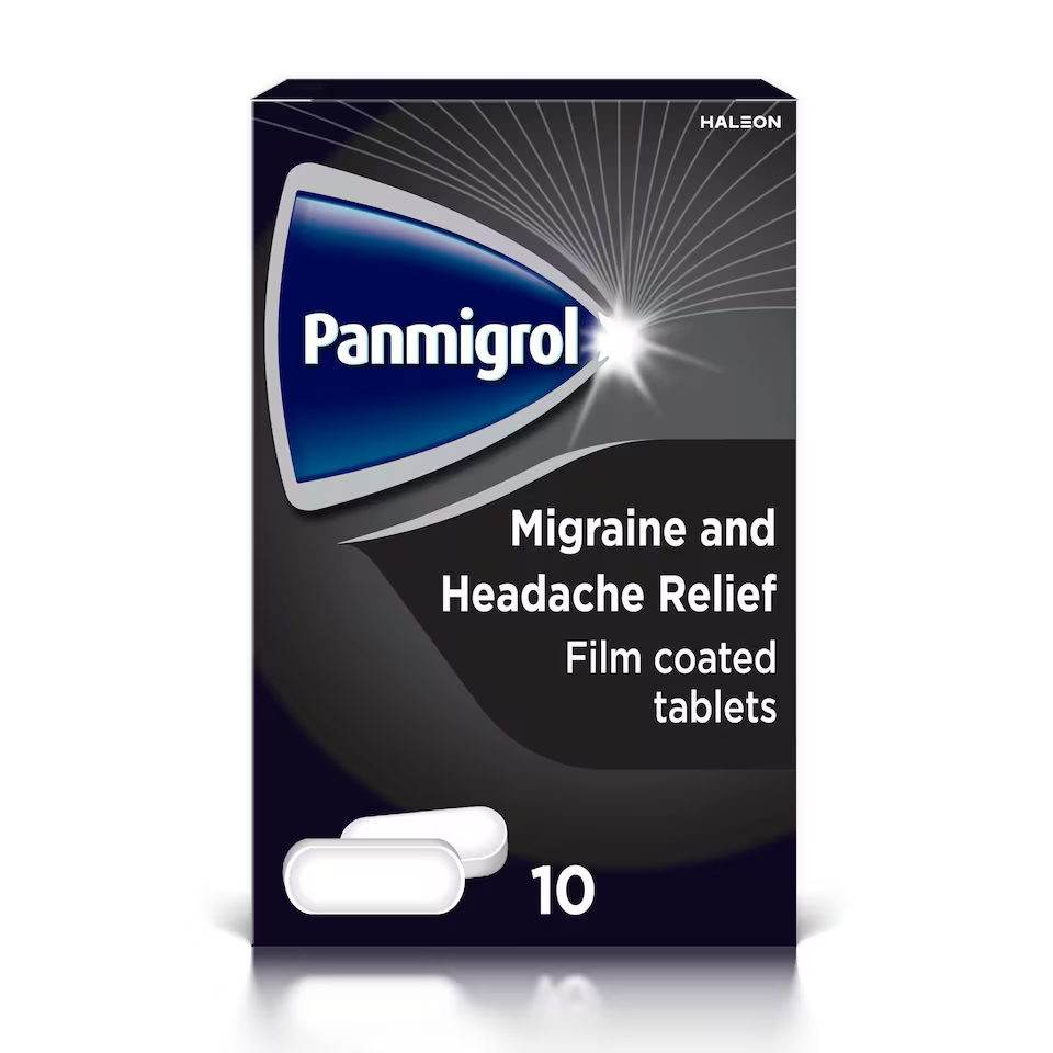 Panmigrol Migraine and Headache Relief Tablets 10 Tablets