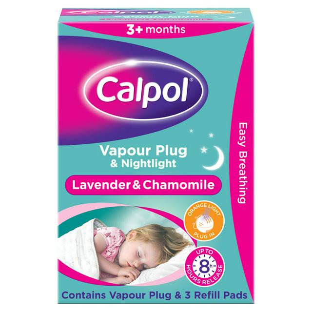 Calpol Vapour Plug & Nightlight + 3 Refills