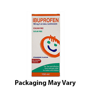 Ibuprofen Oral Suspension For Infants & Children Sugar Free 100ml