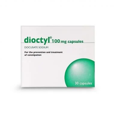 Dioctyl (Docusate) 100mg Capsules 30 Capsules