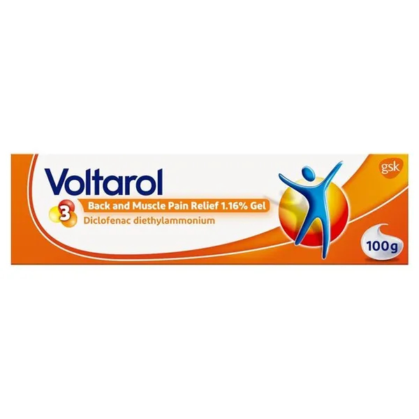 Voltarol Back and Muscle Pain Relief 1.16% Gel 100g
