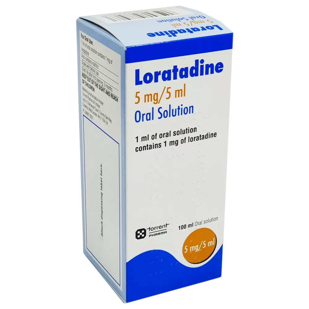 Loratadine 5mg/5ml Oral Solution 100ml