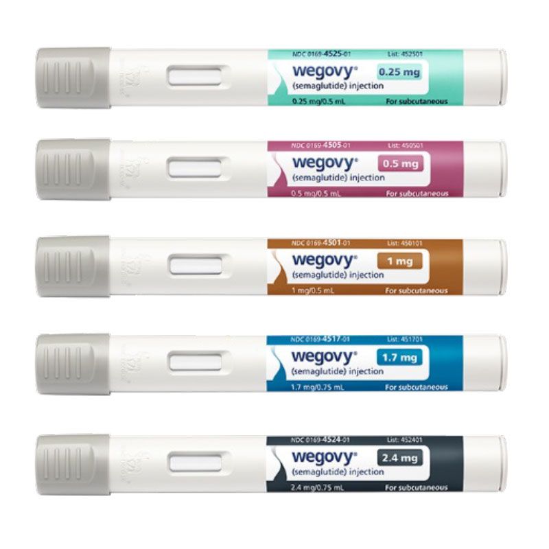 Wegovy Weight Loss Pen (1 Pen & 4 Disposable Needles)