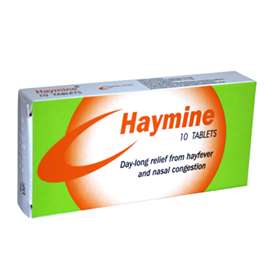 Haymine Hayfever Relief Tablets 10 Tablets