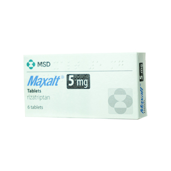 Maxalt 5mg (Rizatriptan) 6 Tablets