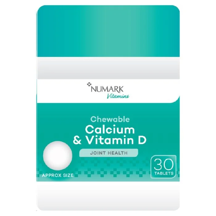 Numark Calcium & Vitamin D 30 Chewable Tablets