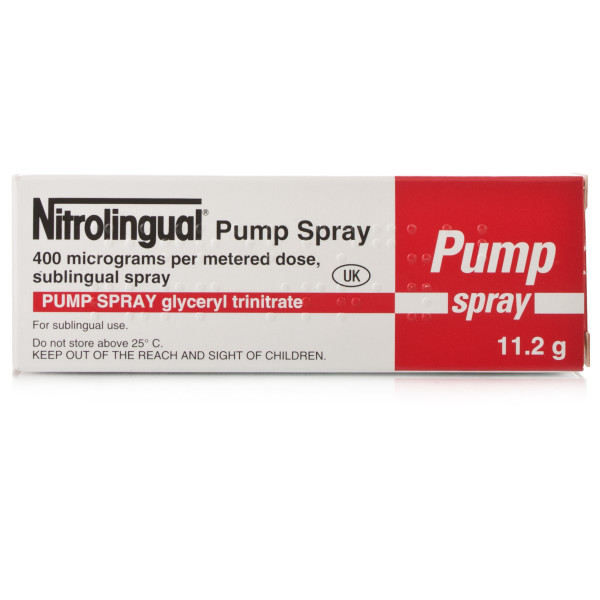 Nitrolingual Pump Spray 400 Micrograms/metered dose (200 Dose)