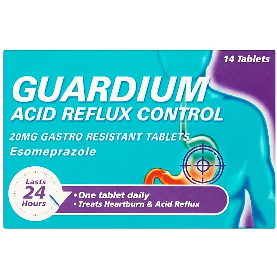 Gaviscon Guardium 20mg Tablets 14 Tablets