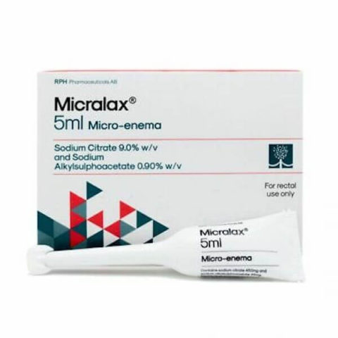 Micralax 5ml Micro-Enema 12 Tubes