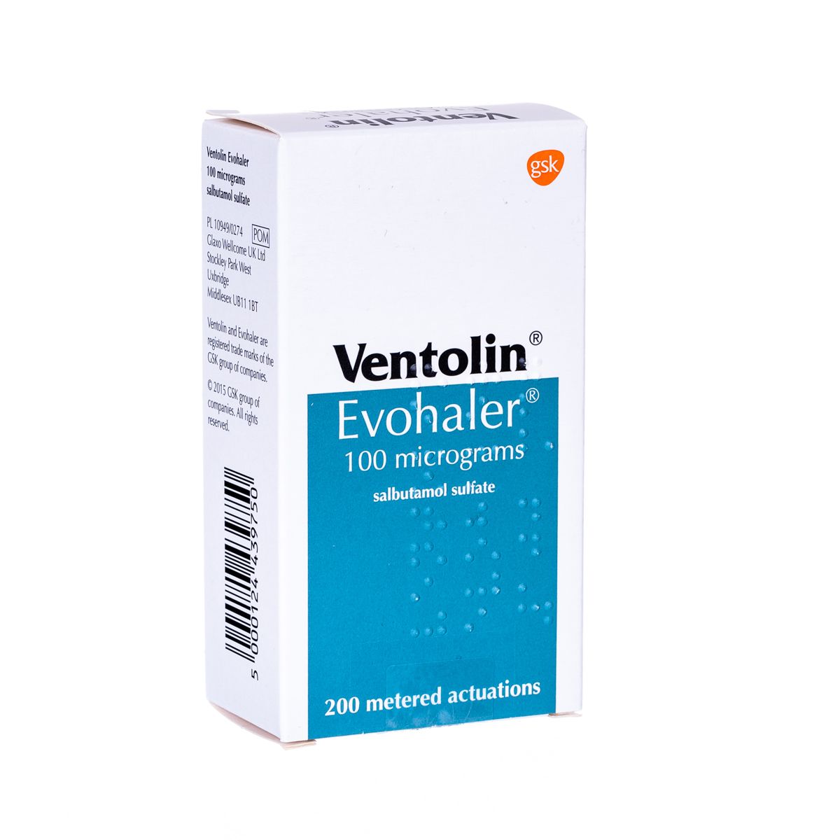 Ventolin Evohaler 100mcg (Blue Asthma Inhaler)