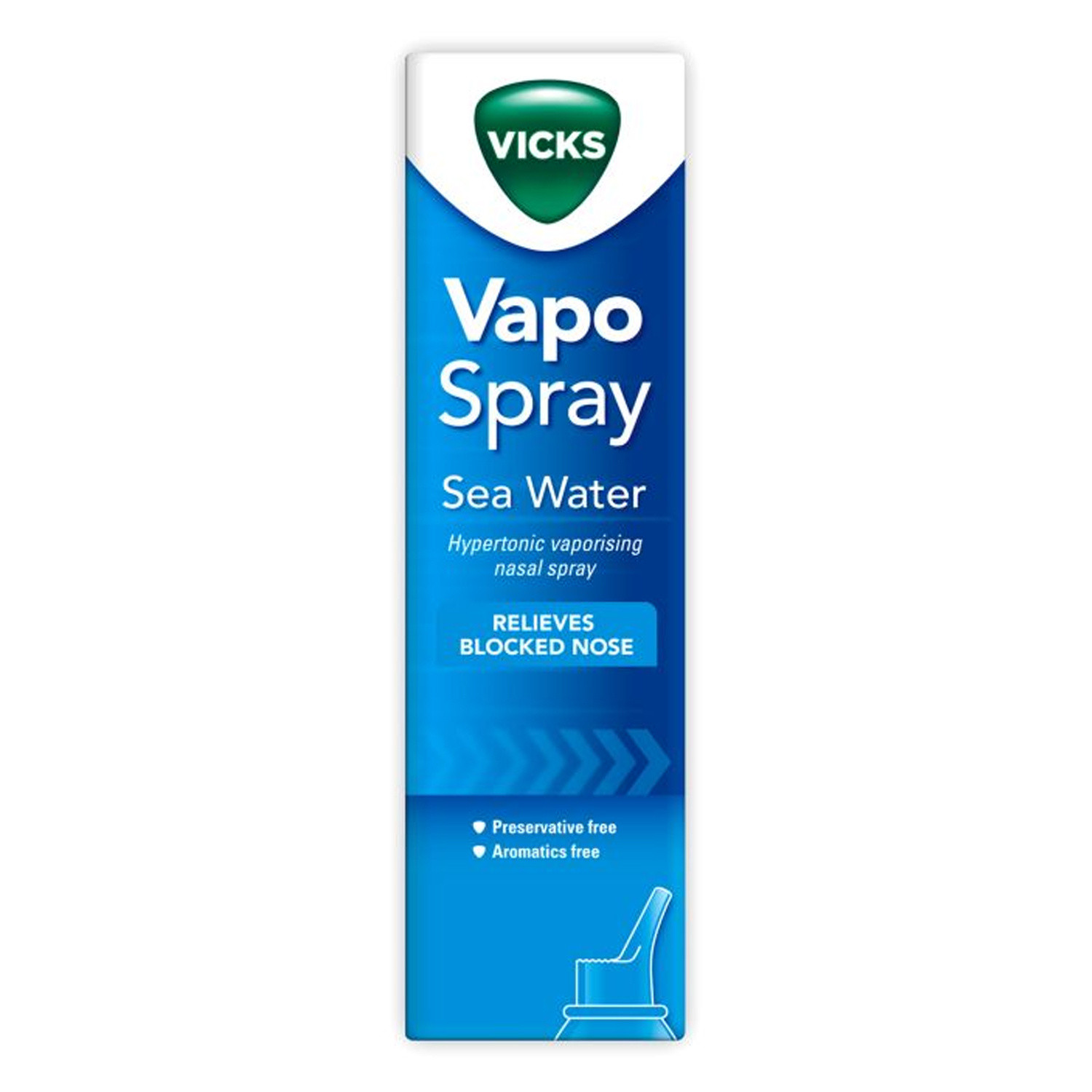 Vicks Vapo Spray Saline Nasal Spray 100ml