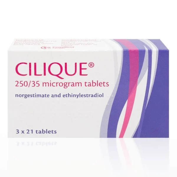 Cilique Tablets 250mcg/35mcg 63 Tablets