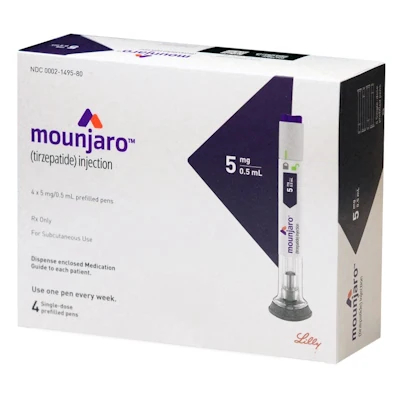 Mounjaro KwikPen (Tirzepatide) Injection 1 Pen (NEEDLES NOT INCLUDED)