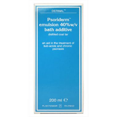 Psoriderm Emulsion 40% w/v Bath Additive 200ml