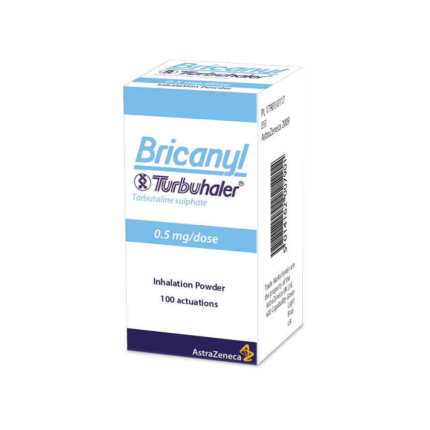 Bricanyl (Terbutaline) 0.5mg Turbo Inhaler