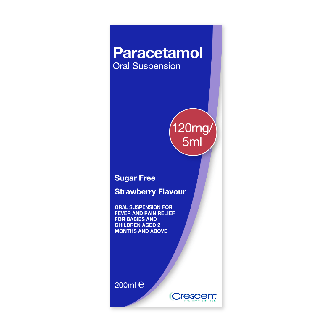 Paracetamol 120mg/5ml Oral Suspension