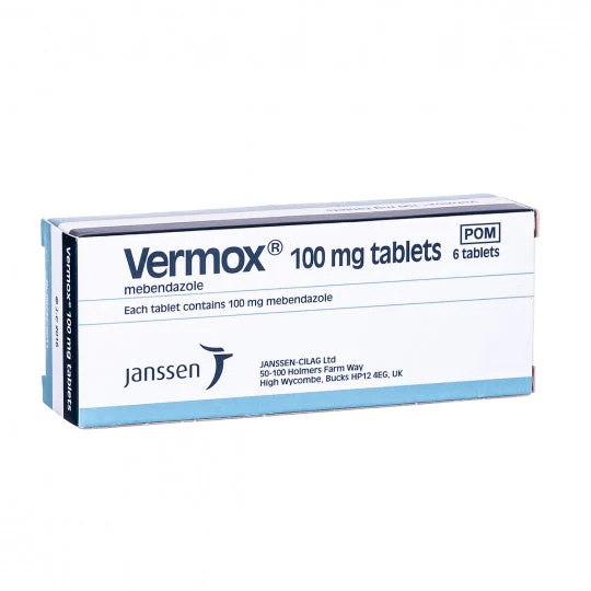 Vermox 100mg Tablets 6 Tablets
