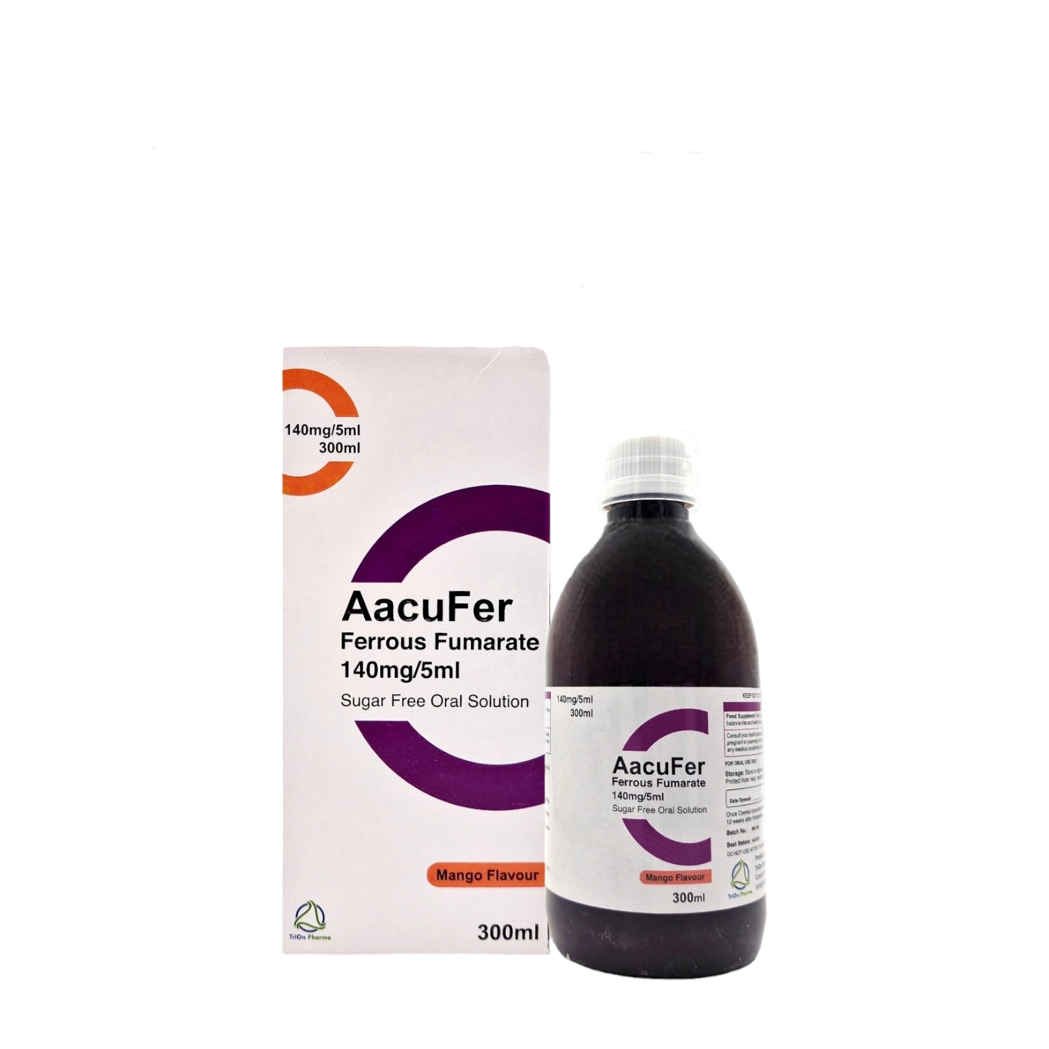 Ferrous Fumarate 140mg/5ml Liquid 300ml