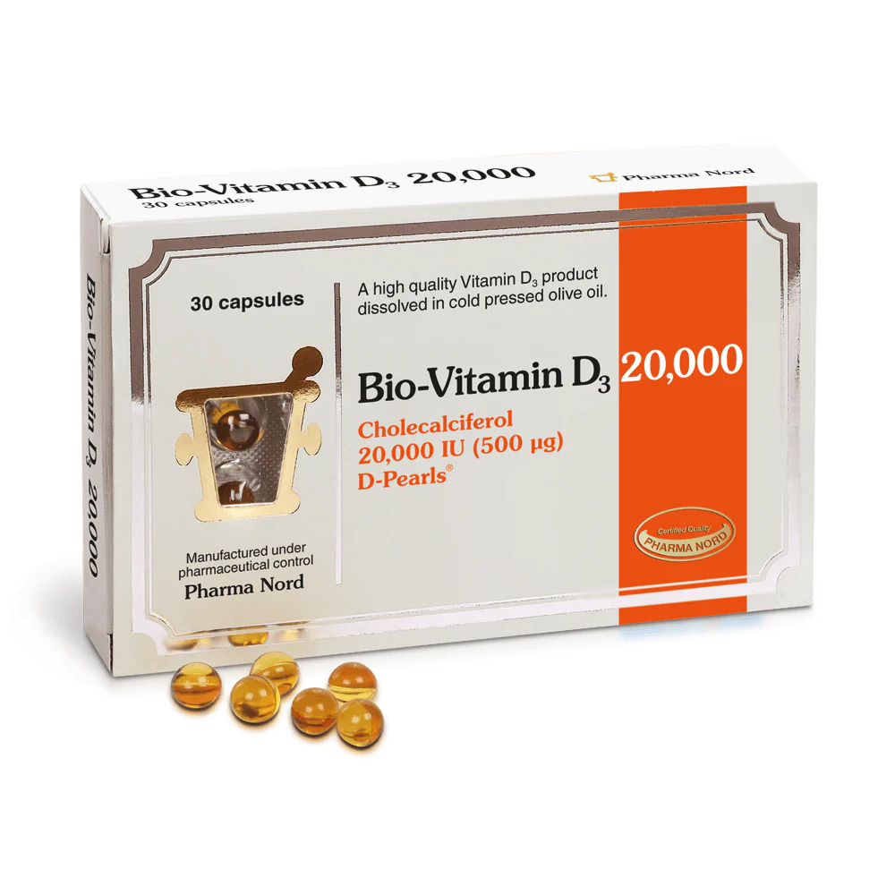 D-Pearls Bio-Vitamin D3 20,000 IU 30 Capsules