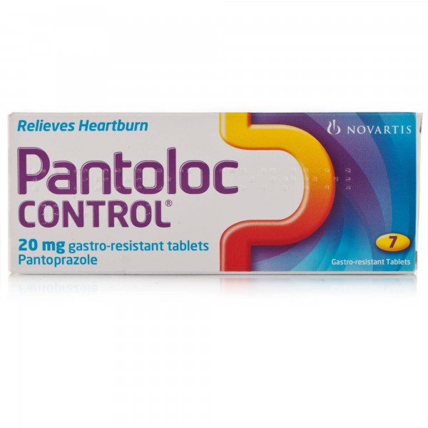 Pantoloc Control 20mg Gastro-Resistant Tablets 7 Tablets