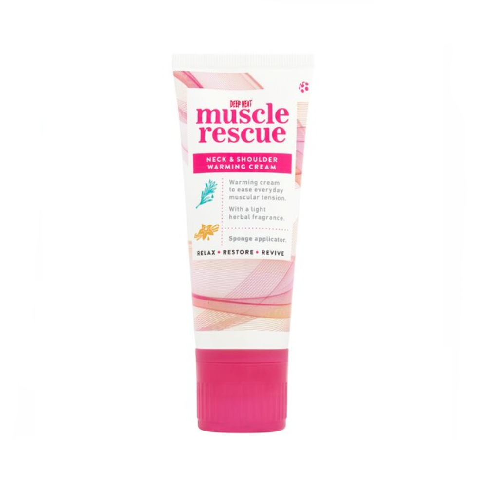 Deep Heat Muscle Rescue Neck & Shoulder Warming Cream 50ml