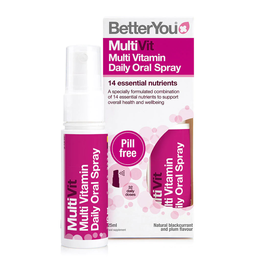 BetterYou MultiVit Oral Spray (14 Essential Nutrients) 25ml