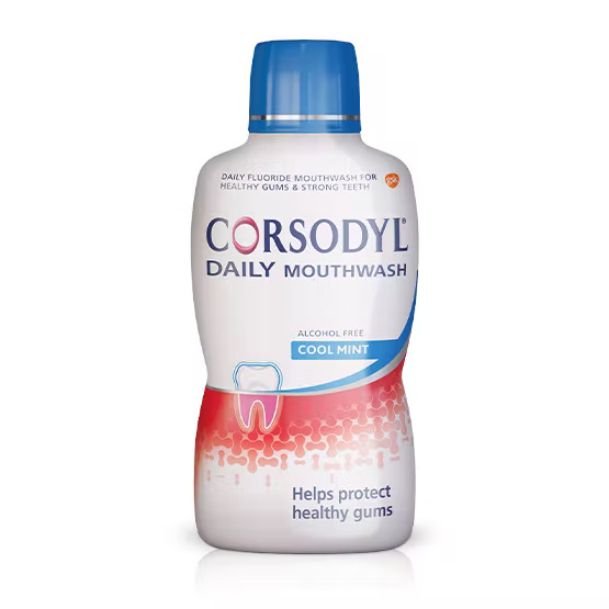 Corsodyl Daily Mouthwash Cool Mint 500ml
