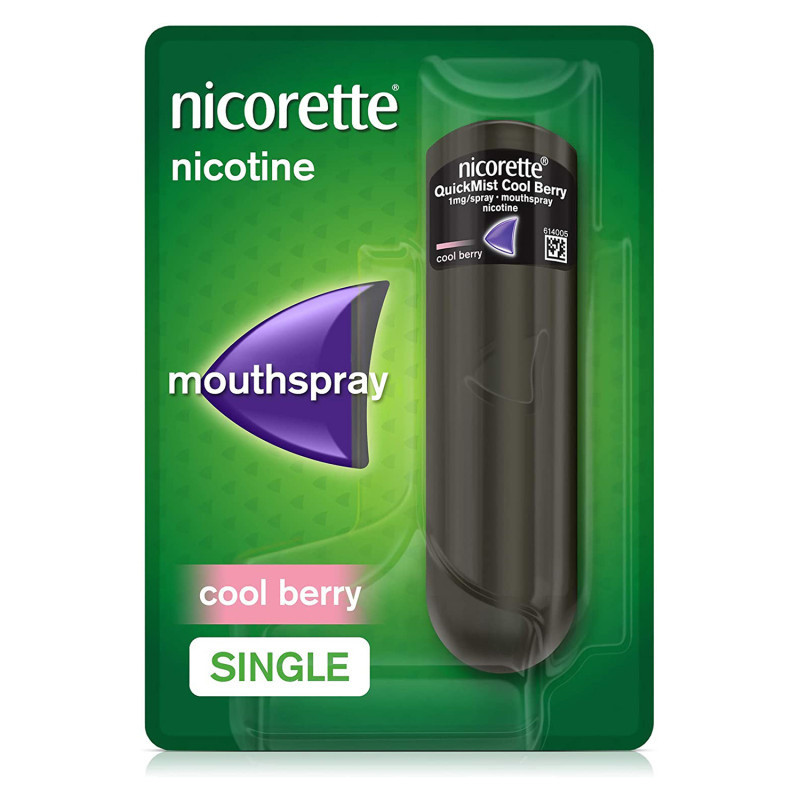 Nicorette QuickMist Cool Berry 1mg Mouthspray Single