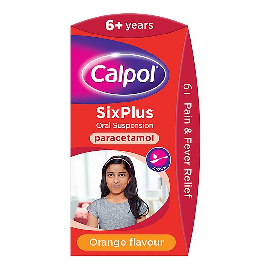Calpol SixPlus Suspension Orange Flavour 200ml