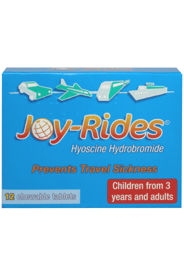 Joy-Rides Travel Sickness Tablets 12 Tablets