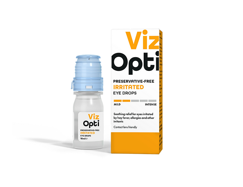 VizOpti Irritated Preservative-Free Eye Drops 10ml