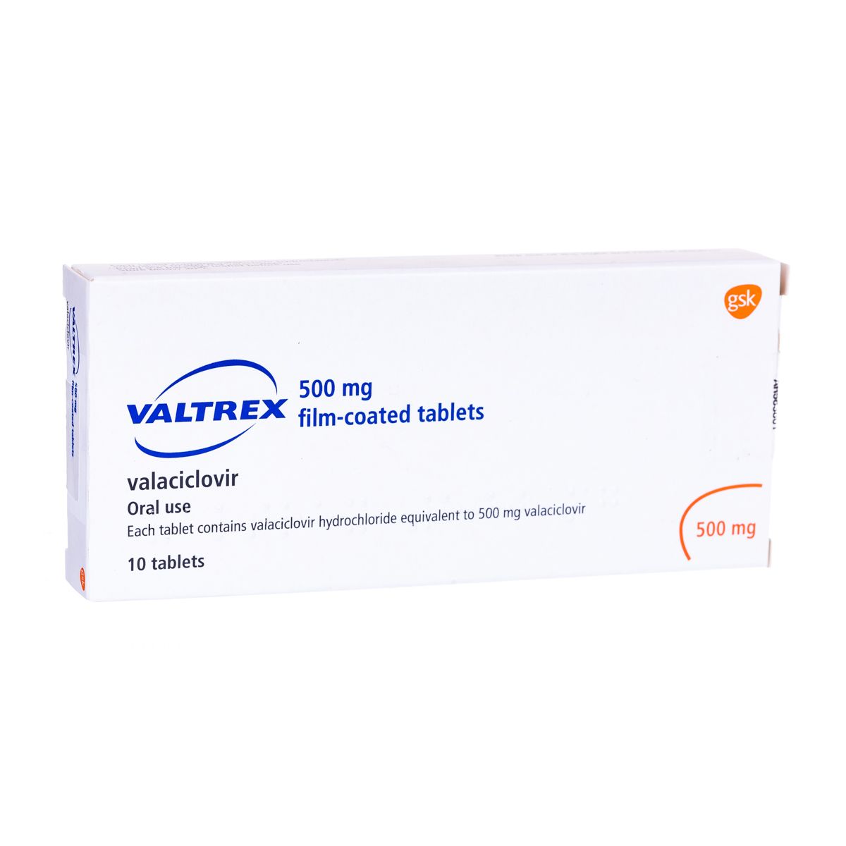 Valtrex 500mg tablets
