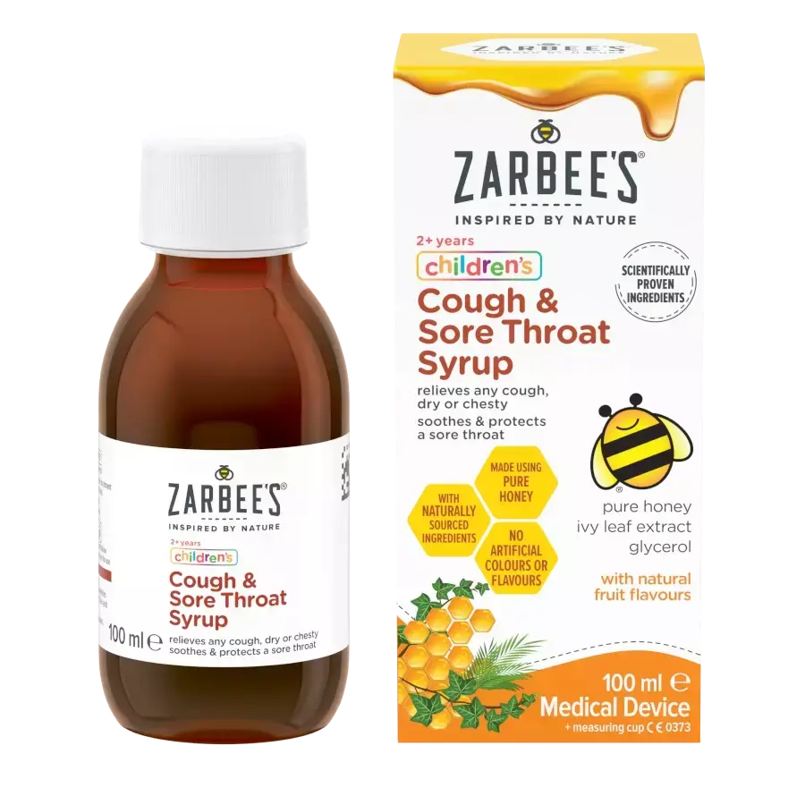 Zarbee Children Cough & Sore Throat Syrup 100ml