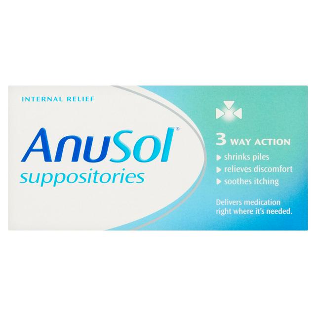 Anusol Suppositories 12 Suppositories