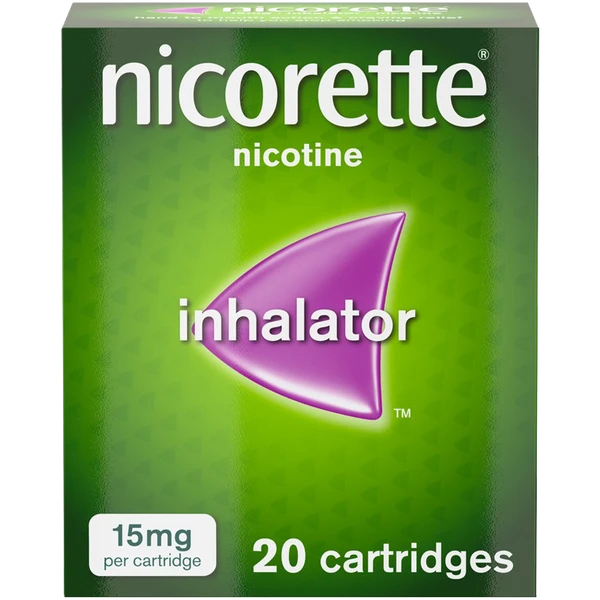 Nicorette Inhalator 15mg 20 Cartridges
