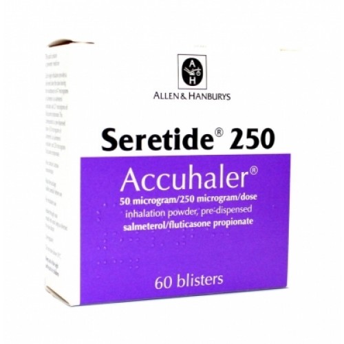 Seretide Accuhaler (Fluticasone, Salmetarol)