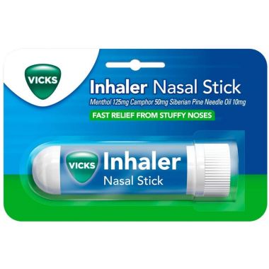 Vicks Inhaler Nasal Decongestant Stick 0.5ml