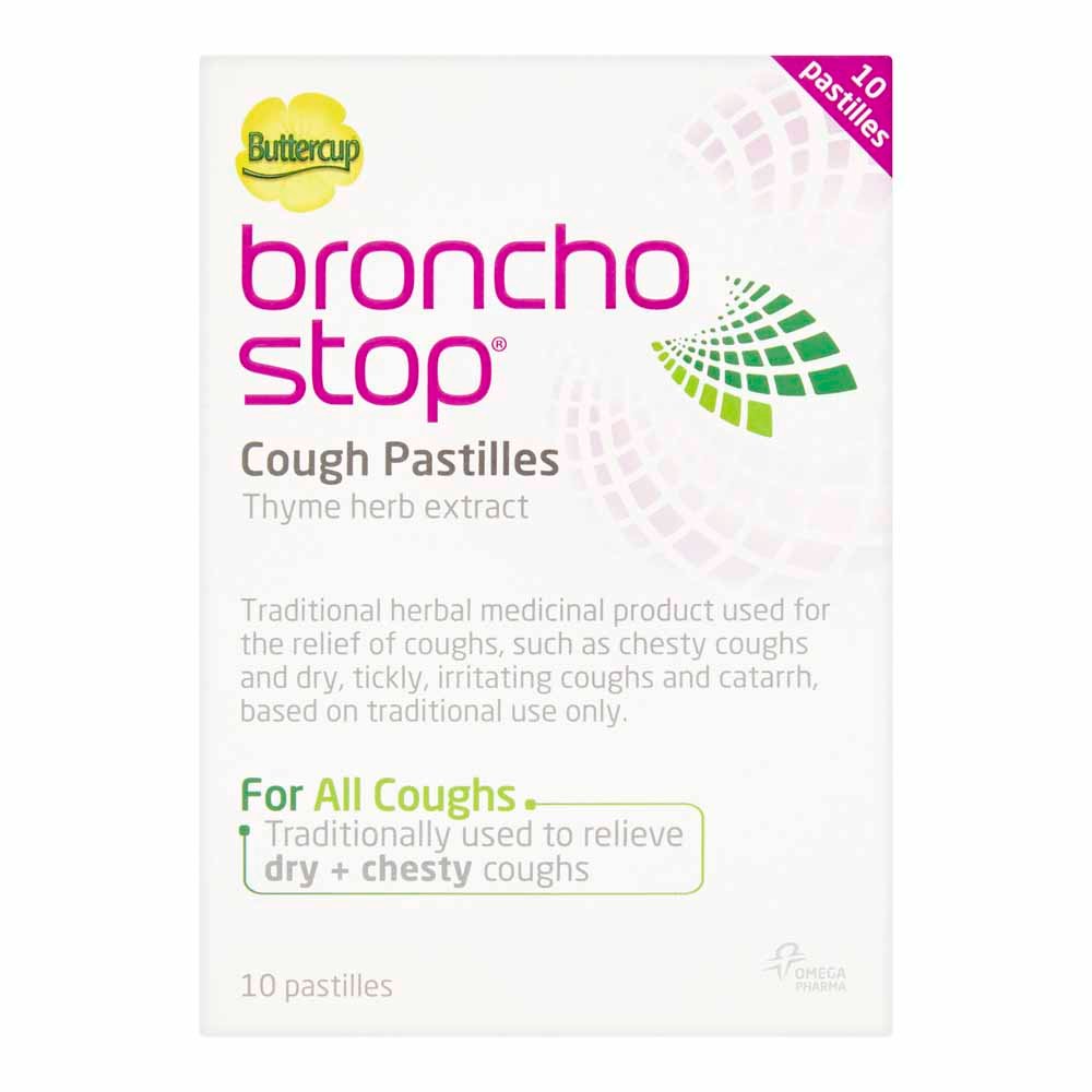 Buttercup Bronchostop Cough Pastilles 10 Pastilles