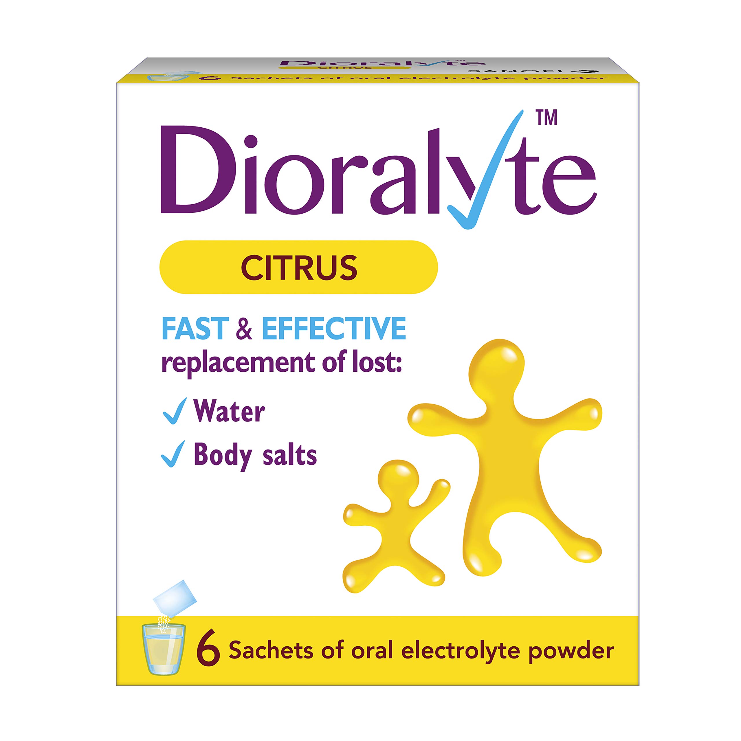 Dioralyte Citrus Sachets 6 Sachets