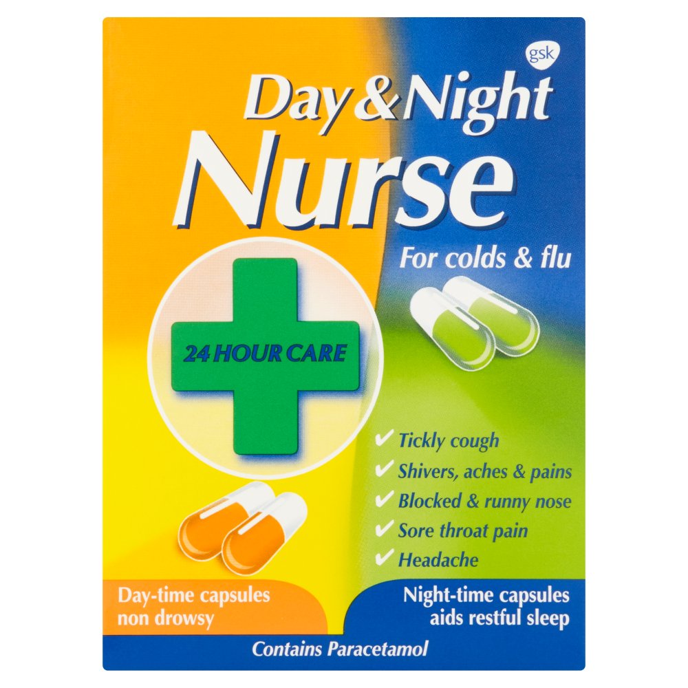 Day & Night Nurse Capsules 24 Capsules