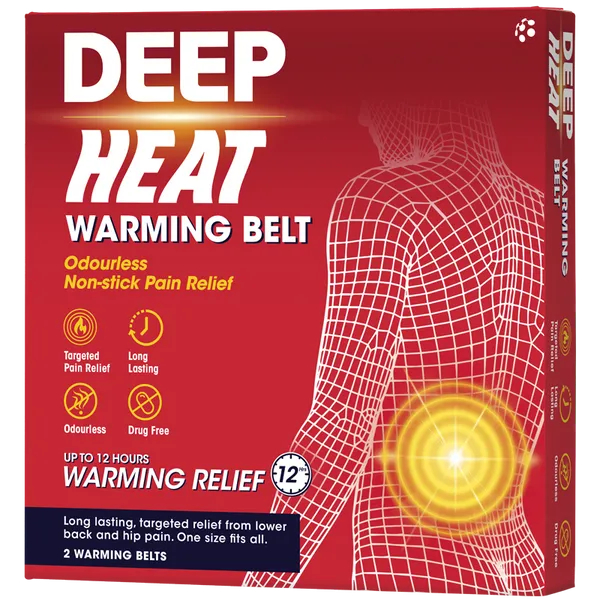 Deep Heat Warming Belt 2 Belts